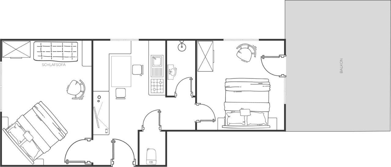 Appartement Rosengarten لانغنفلد الغرفة الصورة